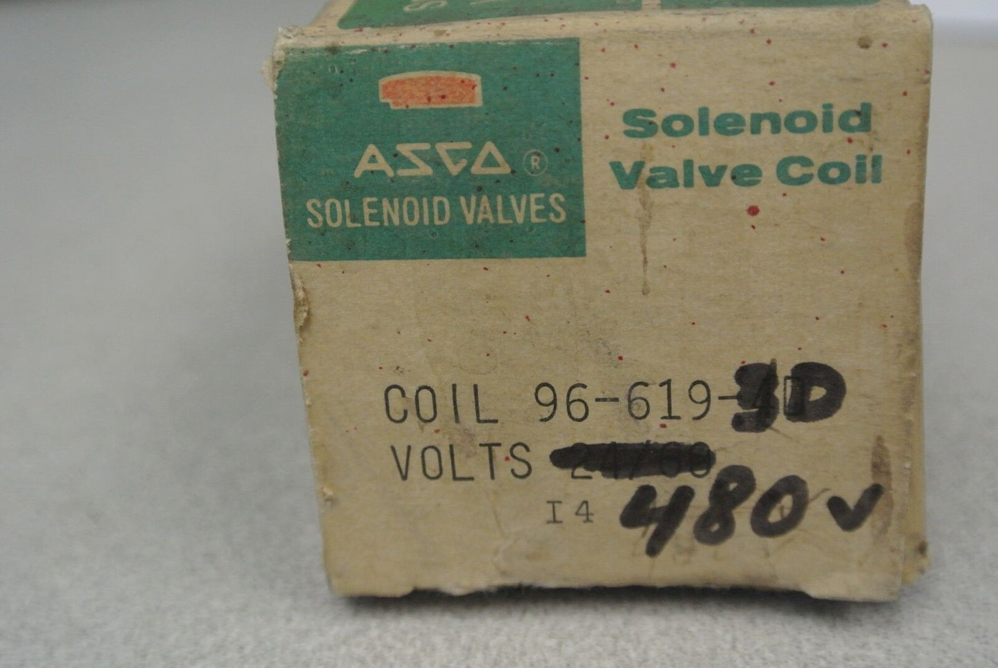 ASCO 96-619-3D SOLENOID COIL / 480V, 60Hz / 415-440, 50Hz / NEW SURPLUS
