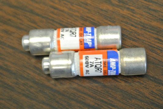 LOT of 2 / GOULD-SHAWMUT ATQR7 AMP-TRAP® FUSE / 7A / 600V / NEW SURPLUS / ATQR-7