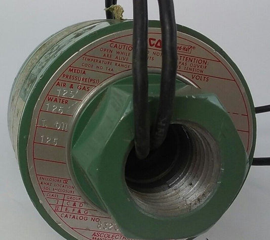 ASCO 8320A20 SOLENOID VALVE USED