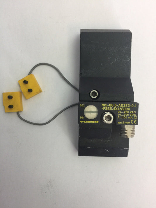 TURCK NI2-Q6,5-ADZ32-0,1-FSB5.4X4/S304 SWITCH 20...250VAC 10...300VDC 3...100mA
