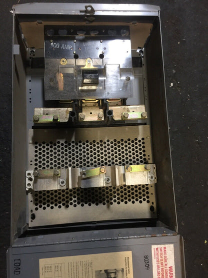 WESTINGHOUSE CH FDP FDP325R 400 AMP 240VAC FUSIBLE PANEL PANELBOARD SWITCH