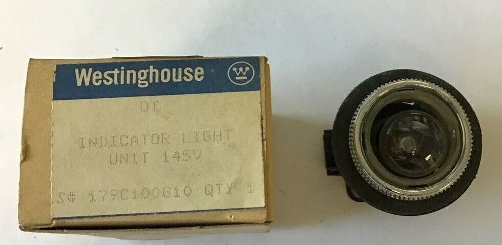 WESTINGHOUSE OT INDICATOR LIGHT UNIT 145V 179C100G10