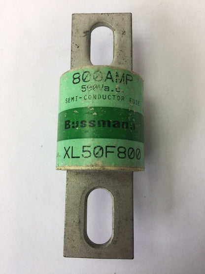 BUSSMANN XL50F800 SEMI-CONDUCTOR FUSE 800 AMP 500 VAC