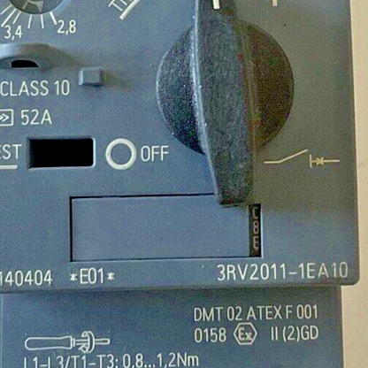 SIEMENS 3RV2011-1EA10 CONTACTOR 52A CLASS 10 50/60HZ