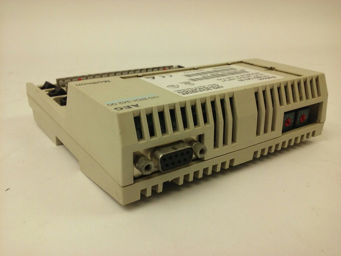 AEG SCHNEIDER AUTOMOTION, 170BDI34200, MODICON MODBUS PLUS TIO , 16PT,24VDC,USED