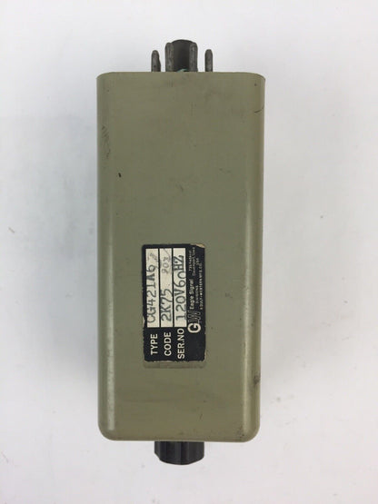 GW EAGLE SIGNAL CG421A6 TIME DELAY RELAY 120V 60HZ 120 SECONDS