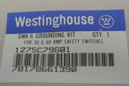 WESTINGHOUSE GNK-6 GROUNDING KIT / 1275C79G01 / for 30 & 60A SAFETY SWITCH