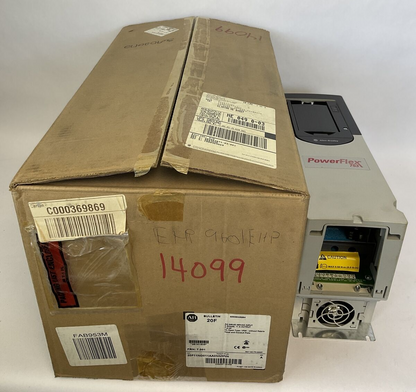ALLEN BRADELY 20F11ND011AA0NNNNN AC DRIVE FIRMWARE 7.001 480VAC INPUT 3PH 11A