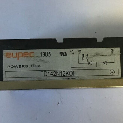 EUPEC TD142N12KOF DIODE POWERBLOCK 19U5