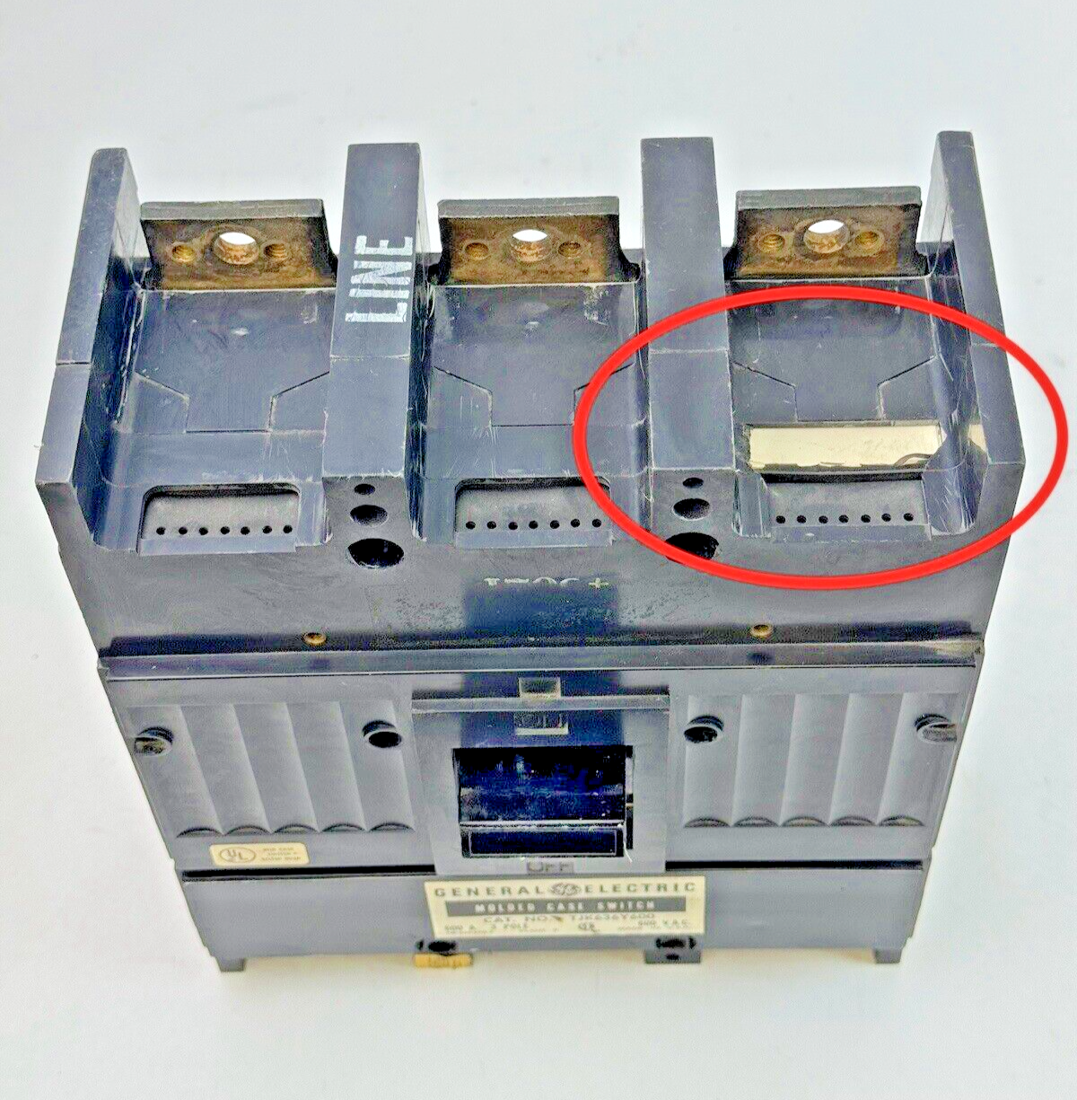 GE - TJK636Y600 - MOLDED CASE SWITCH - 3 POLE/600VAC/600A **READ DESCRIPTION