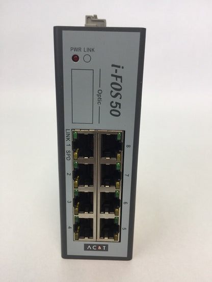 AC&T System i-F0S-58B-EE Ethernet Link Switch, 8 Port