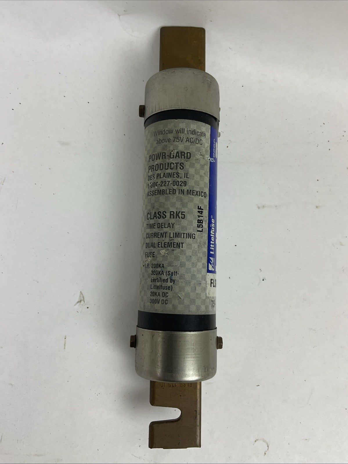 LITTELFUSE FLSR 175 ID 75-600VAC 175AMP INDICATOR FUSE