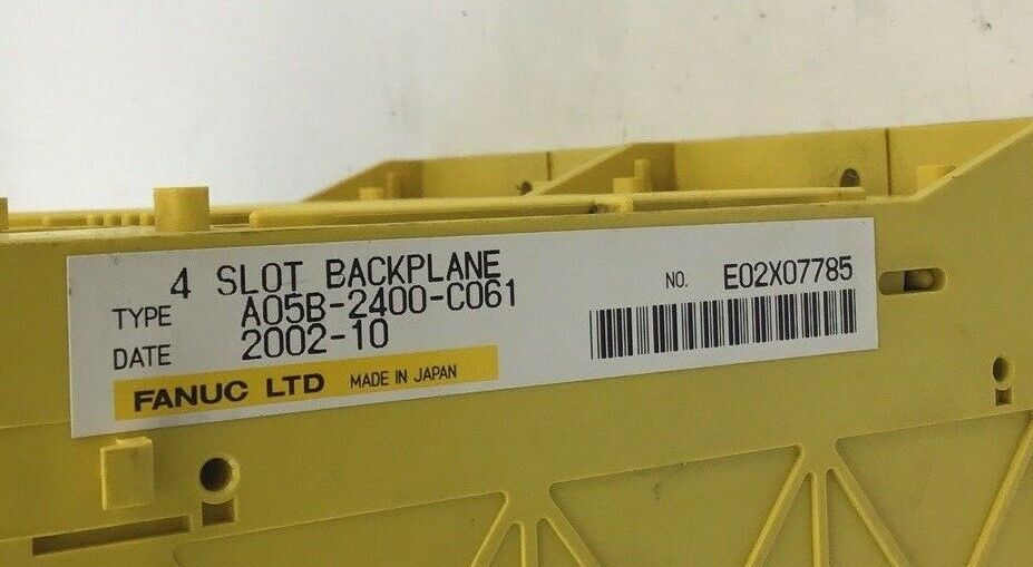 FANUC A05B-2400-C061 4SLOT RACK CHASSIS W/ FANS A02B-0260-C021