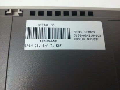 PARADYNE 3150-A2-210-0GB ACCULINK CSU S/A T1 ESF MODEM, 3150-A2-210 GB, 24VAC 1A