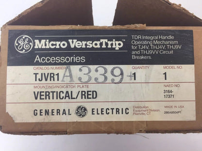 GE TJVR1A339 MICRO VERSATRIP TDR INTEGRAL HANDLE OPERATING MECHANISM VERTICAL