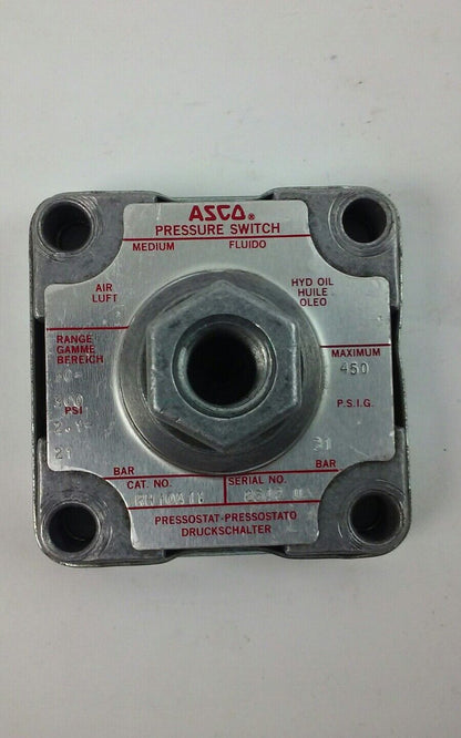 ASCO RH10A11 PRESSURE SWITCH