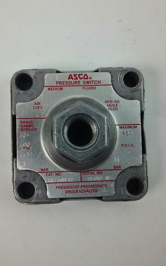 ASCO RH10A11 PRESSURE SWITCH