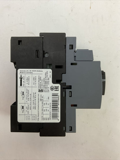 SIEMENS 3RV2021-1CA10 CIRCUIT BREAKER 1.8-2.5A