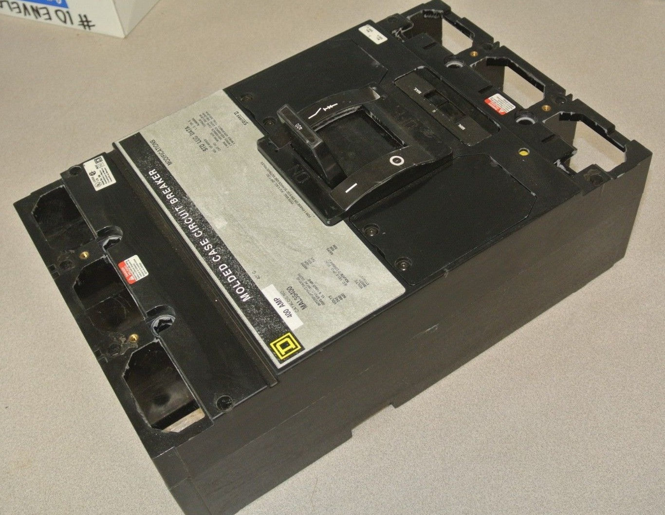 SQUARE D MAL34600 MOLDED CASE CIRCUIT BREAKER / 400A / 600V / 3-POLE NEW SURPLUS