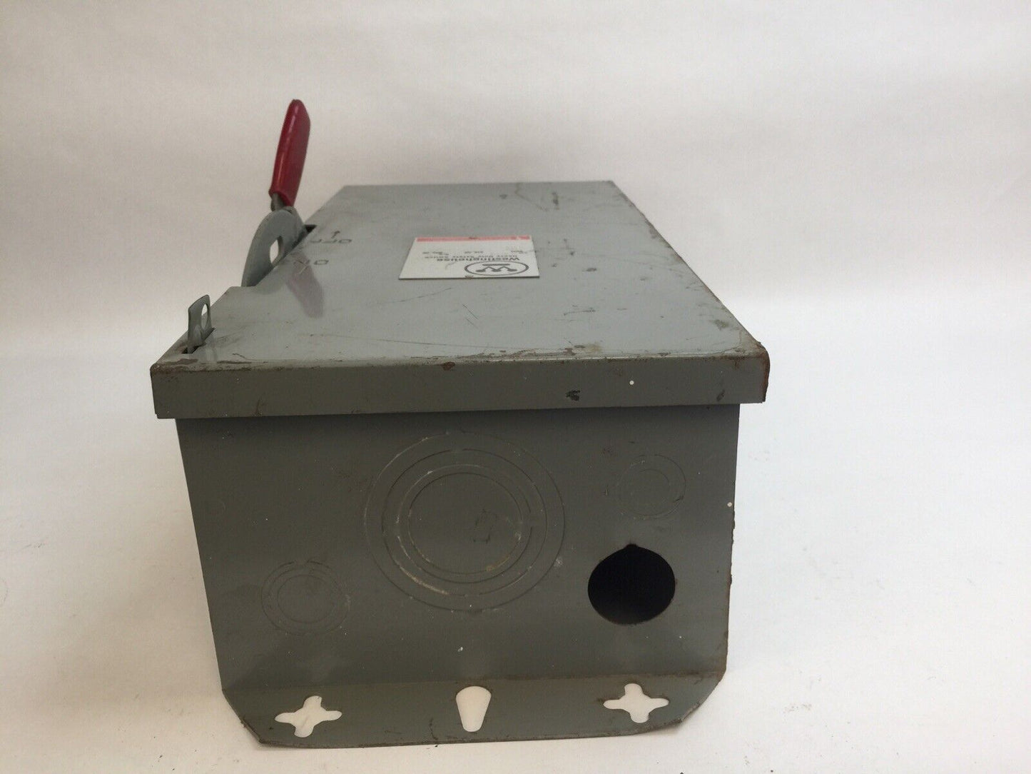 WESTINGHOUSE HFN361 FUSIBLE HD SAFETY SWITCH 600VAC 30AMP TYPE 1 ENCLOSURE 20HP