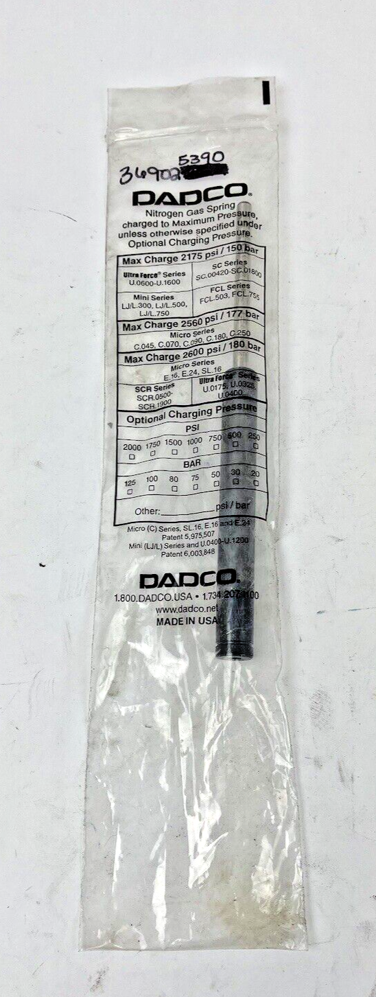 DADCO - C.070.080 - NITROGEN GAS SPRING - 2175 PSI - 150 BAR - ULTRA FORCE