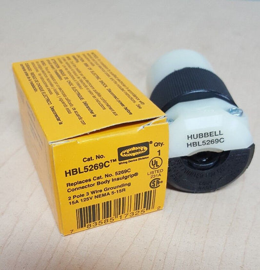 Hubbell HBL5269C Connector Body Insulgrip New