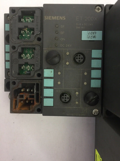 SIEMENS 3RK1300-0FS01-0AA0 MOTOR STARTER CONTROLLER 6ES7 141-1BF12-0XB0 MODULE