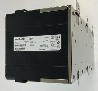 ALLEN BRADLEY 1756-A10 SER.B CAT.REV.K01 10 SLOT CHASSIS 24VDC