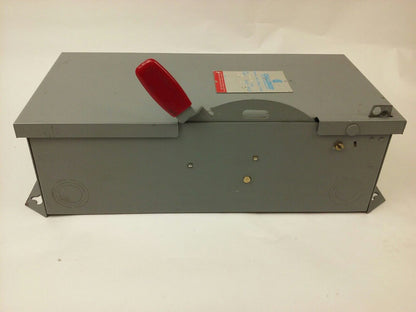 CHALLENGER HD361SNC, SAFETY SWITCH, TYPE 1 INDOOR, 30A, 600V, 3P, FUSIBLE, NEW