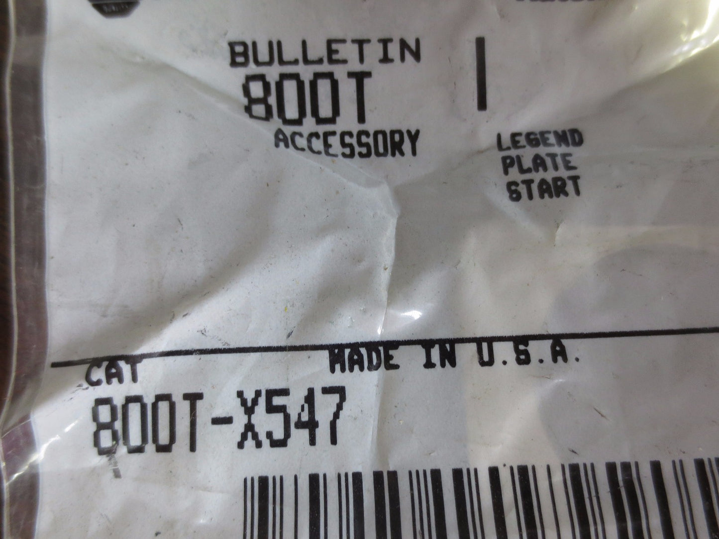 ALLEN-BRADLEY LEGEND PLATES "START" "AUTO/MANUAL" "OFF/ON" "REVERSE" NEW SURPLUS