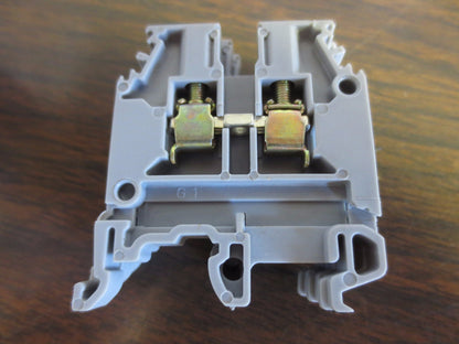 ABB ENTRELEC 011511607 GRAY M4/6 STANDARD SCREW CLAMP TERMINAL BLOCKS LOT of 36