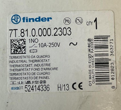 FINDER THERMOSTAT 7T.81.0.000.2303 10A-250VAC ***LOTOF2***