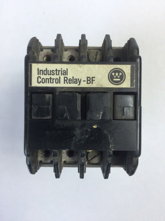 WESTINGHOUSE BF12F INDUSTRIAL CONTROL RELAY 300V 10A COIL 120V 60CY 110V 50CY