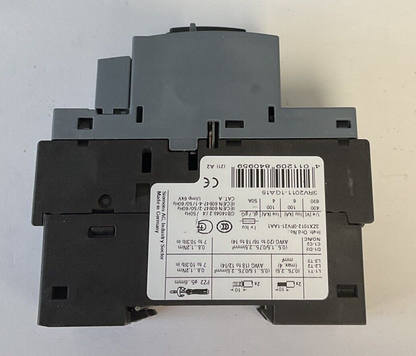 SIEMENS 3RV2011-1GA15 MANUAL MOTOR STARTER