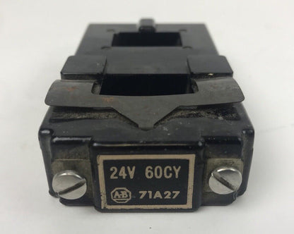 ALLEN BRADLEY 71A27 COIL 24V 60CY