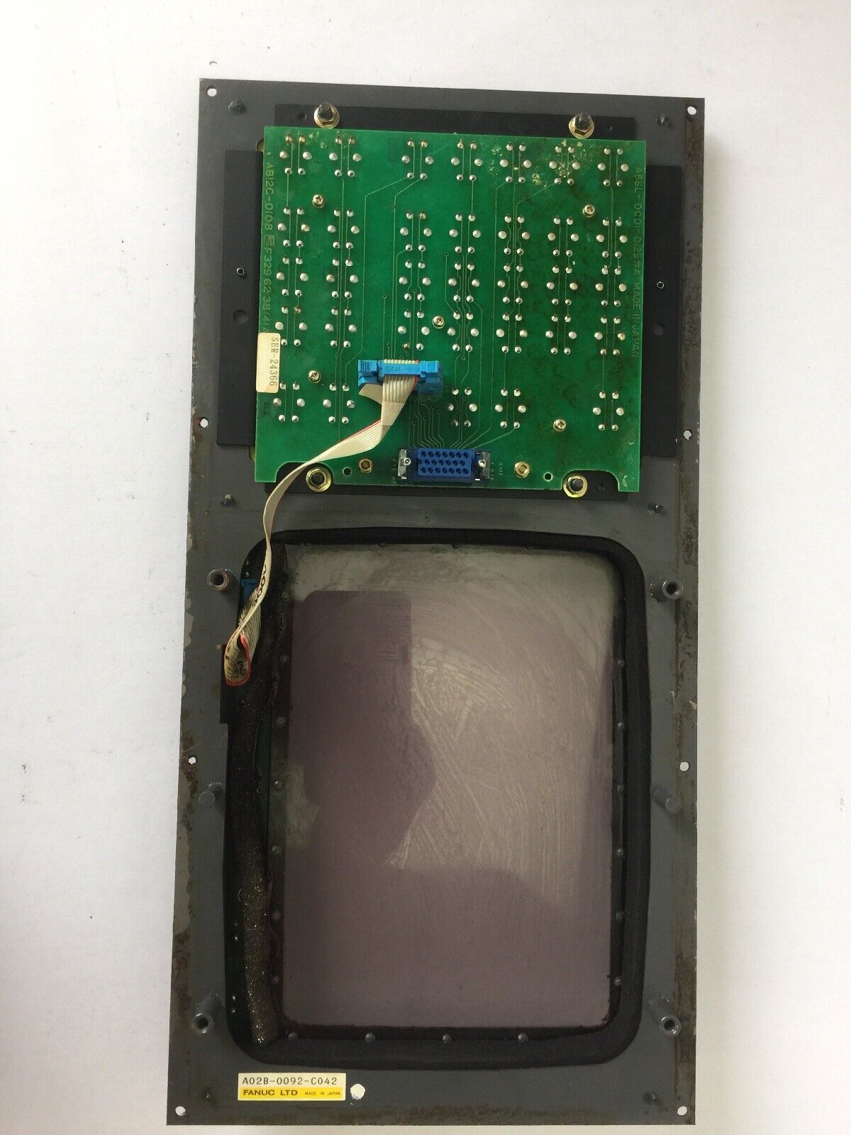 FANUC A02B-0092-C042 SERIES O-M FRONT PANEL WITH KEYBOARD