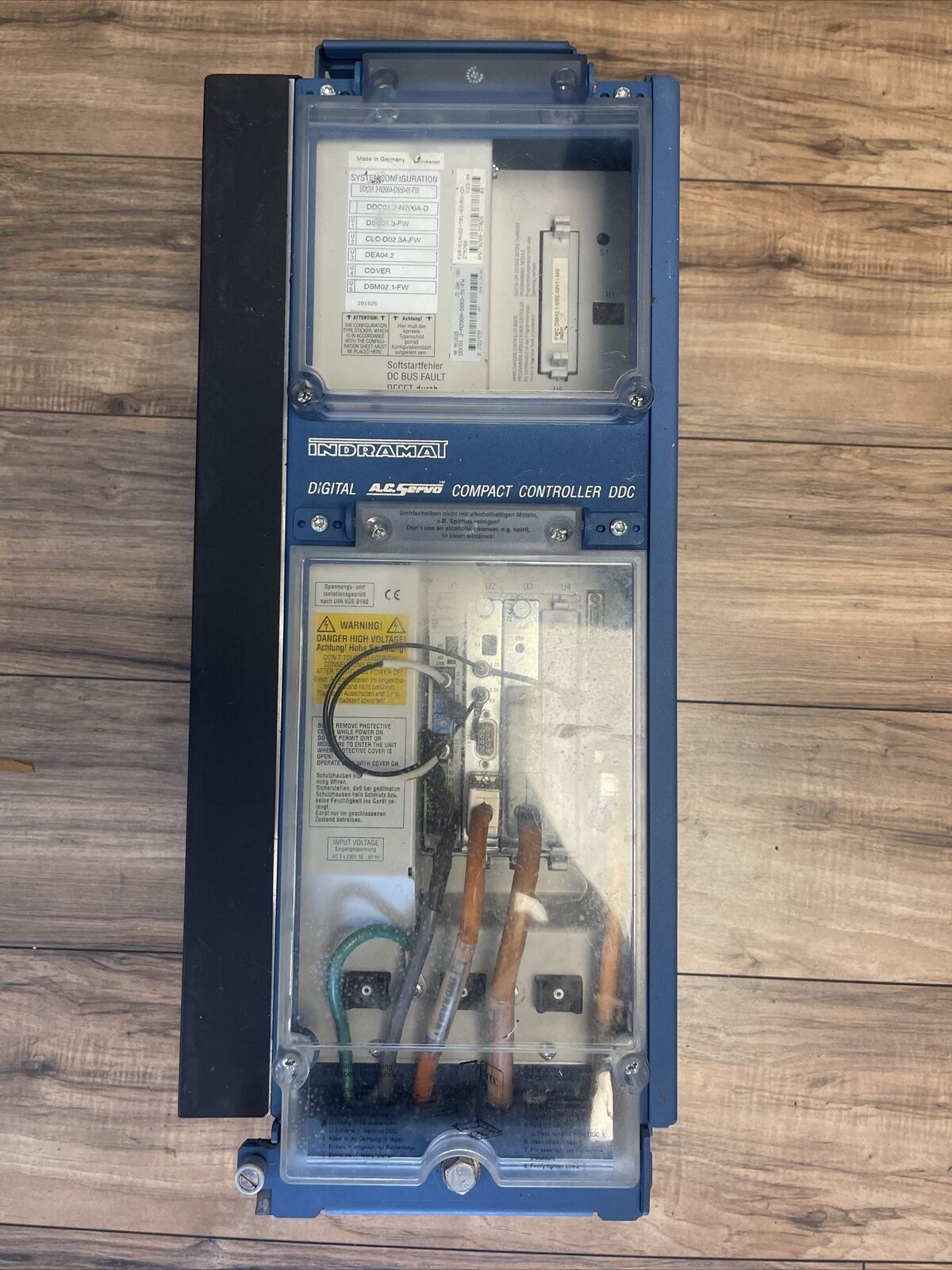 INDRAMAT DDC01.2-N200A-DS50-01-FW DIGITAL AC SERVO COMPACT CONTROLLER DDC