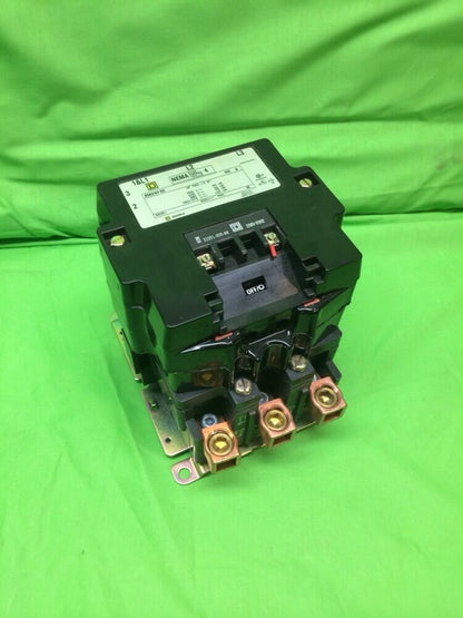 SQUARE D 8502SF02 SIZE 4 CONTACTOR 208V 60HZ COIL