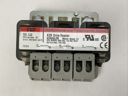 TCI KDRA5LDR KDR DRIVE REACTOR 14AMP 3PH 600V