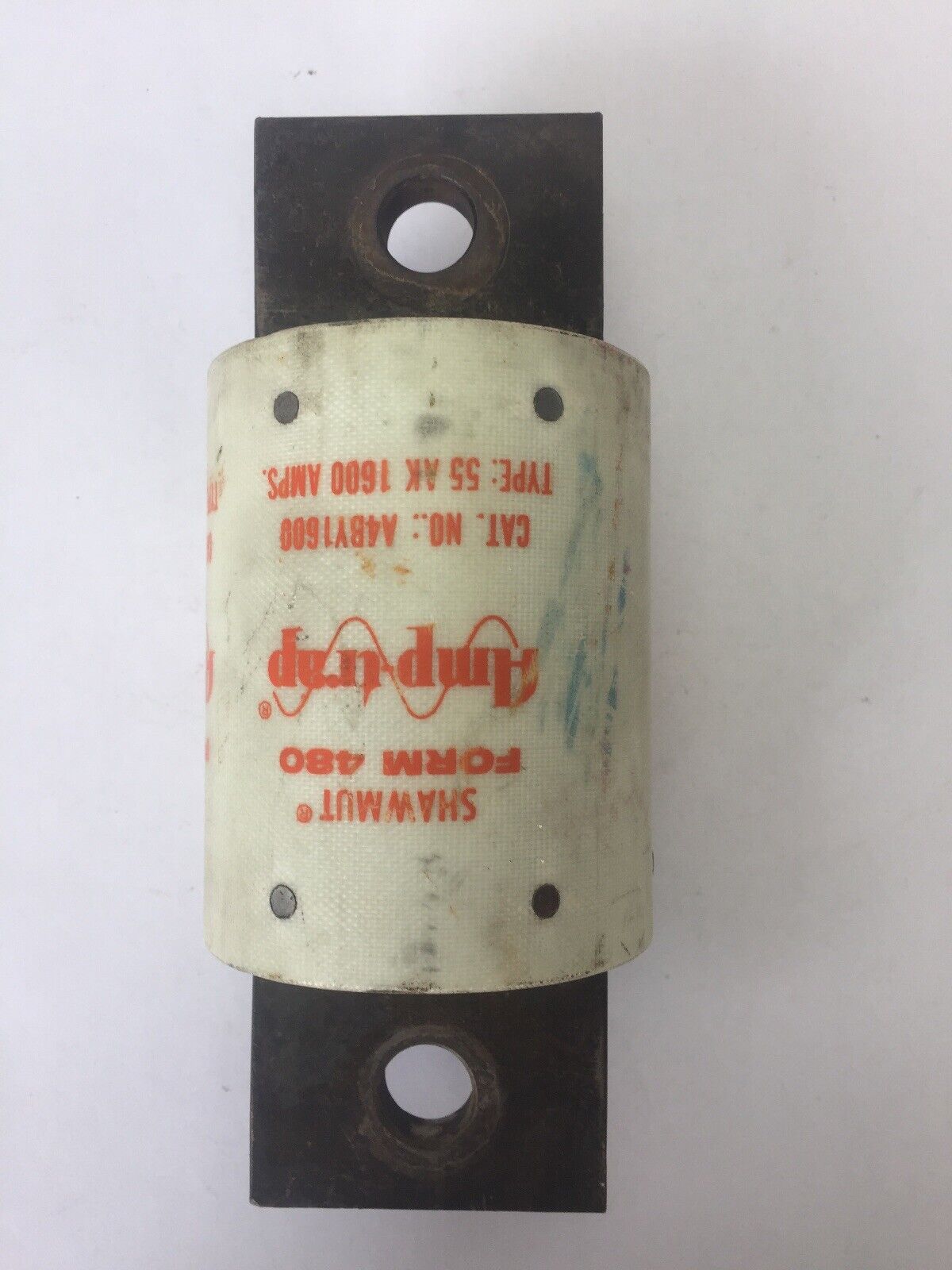 SHAWMUT A4BY1600 AMP-TRAP CURRENT LIMITING FUSE FORM 480 TYPE 55AK 600VAC 250VDC