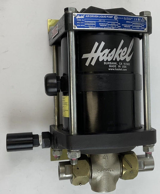 HASKEL AW-72 AIR DRIVEN LIQUID PUMP 72:1 150PSI/11000PSI