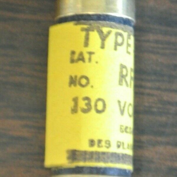 ECONOMY RFA20 TYPE RF FUSE / 20A / 130V / NEW SURPLUS / EACH