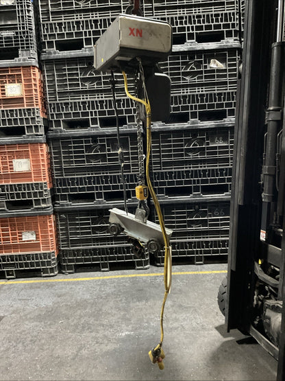 KONECRANES XN10100015T16S1C 1 TON HOIST 16FPM 1.4HP 2.1A 460V 3PH 60HZ NEMA 3R