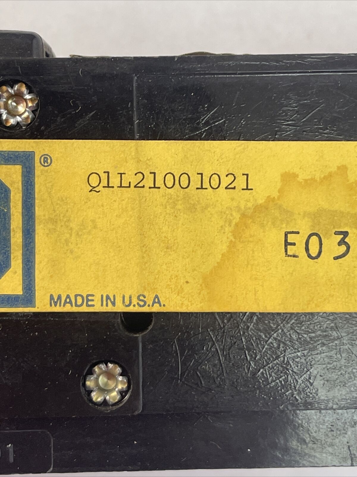 SQUARE D Q1L21001021 CIRCUIT BREAKER 100AMP 120/240VAC