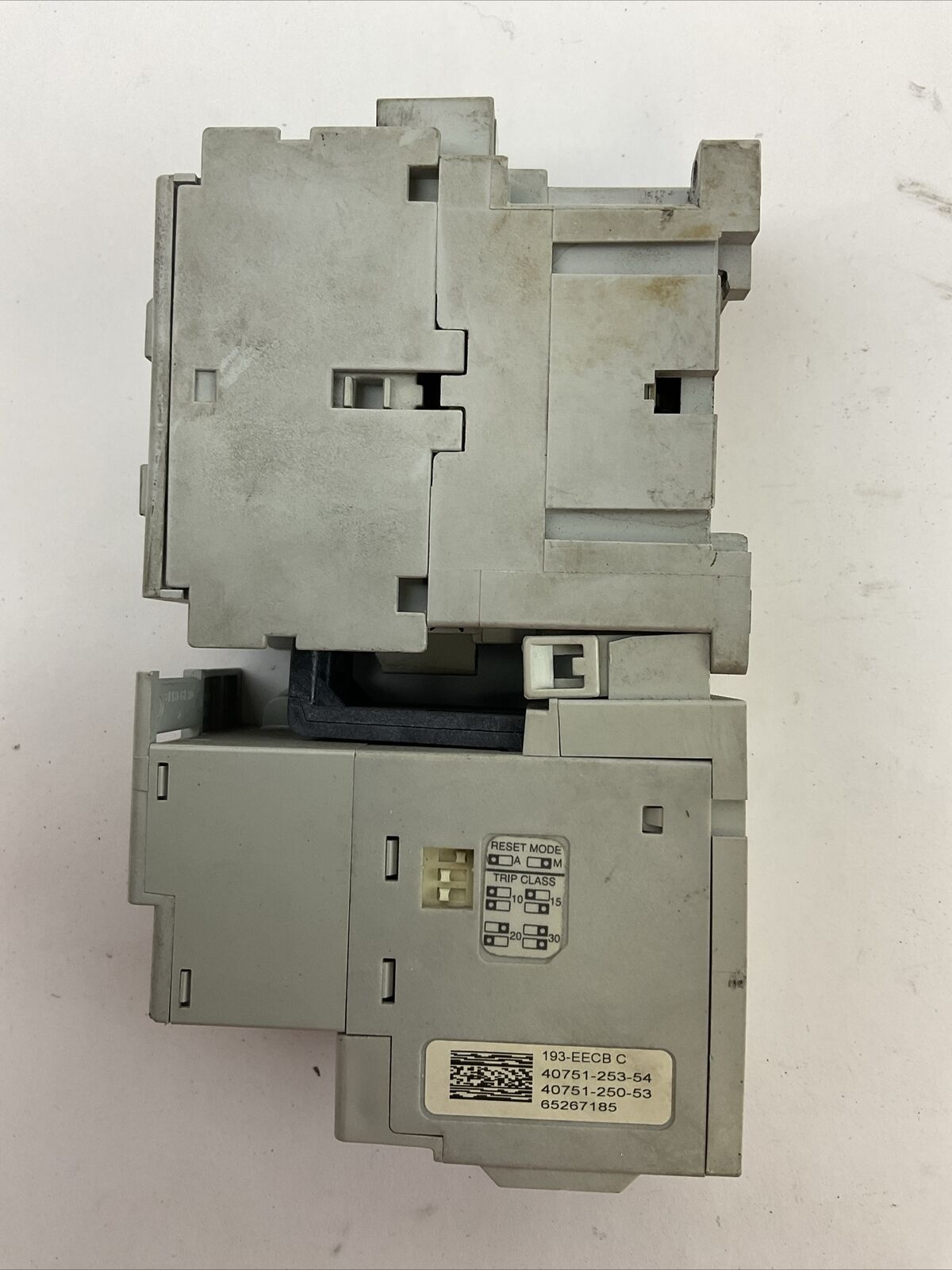 ALLEN BRADLEY STARTER (500-TO*94 SER D COIL 120V + 193-EECB SER C 1.0-5.0A)