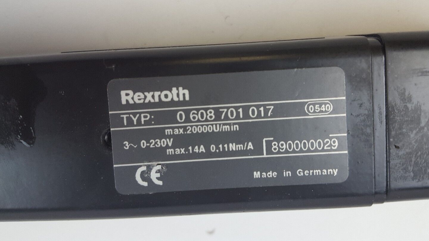 REXROTH 0608701017 0608720053 0608820099 0608PE1151  NUT RUNNER