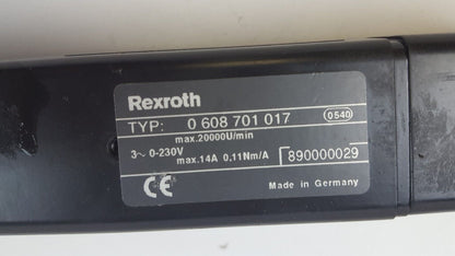 REXROTH 0608701017 0608720053 0608820099 0608PE1151  NUT RUNNER