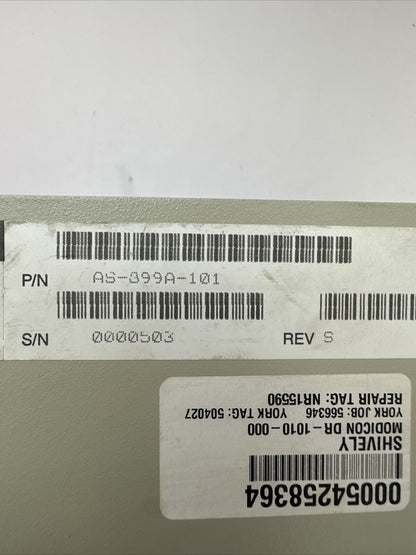 MODICON DR-1010-000 REV B CYBERLINE 1000A SERVO DRIVE AS-399A-101 REV S