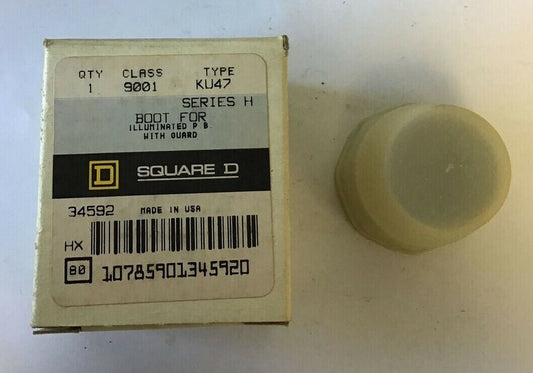 SQUARE D 9001 KU47 BOOT FOR P.B. ILL. W/ GUARD SER.H