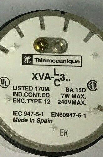 TELEMECANIQUE XVAC371 STACKABLE CLEAR LENS
